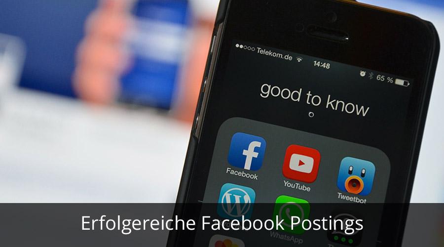 Erfolgreiche Facebook Postings