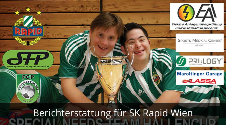 Berichterstattung für SK Rapid Wien