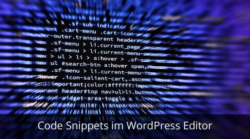 Code Snippets WordPress